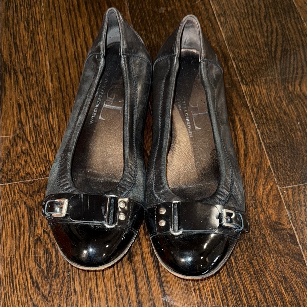 AGL Mokia black leather with Buckle Detail size 7.5